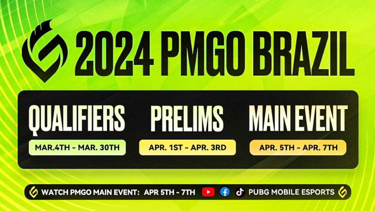 The 2024 PUBG Mobile esports season will kick off with the 2024 PUBG MOBILE Global Open Brazil, which will be hosted in São Paulo from March to April and a US$500,000 prize pool. (Photo: PUBG MOBILE)