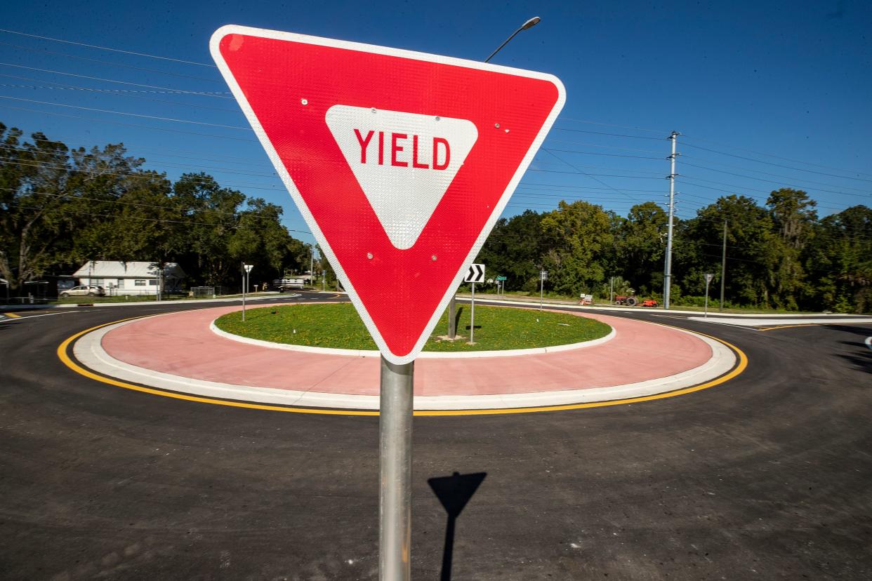 A reader says a Polk County plan for a roundabout at Galloway Road and Tenth Street in Lakeland would take too much land and too much money and isn't needed anyway.