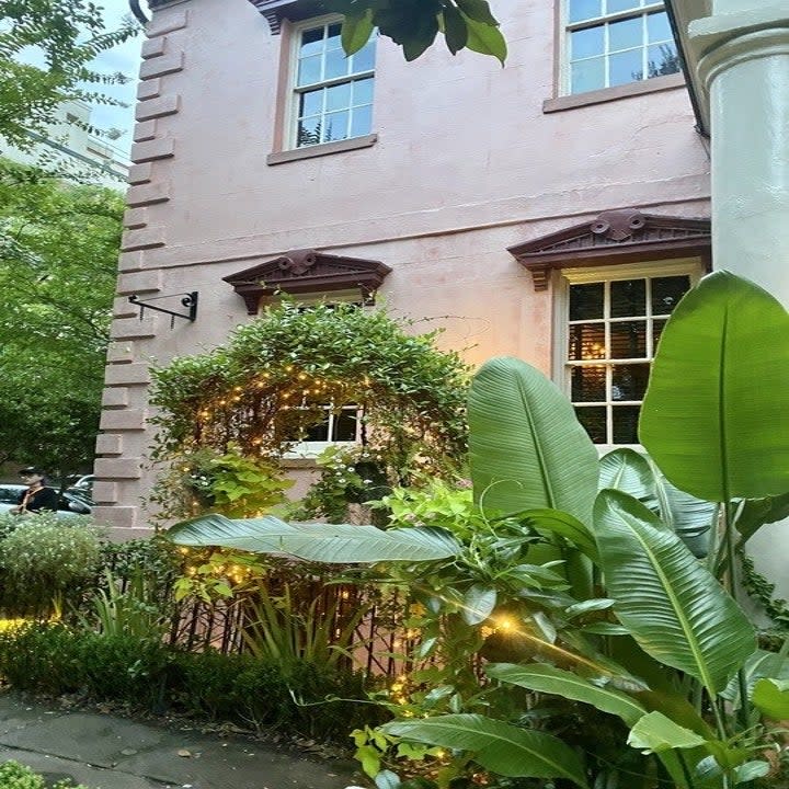 the pink house