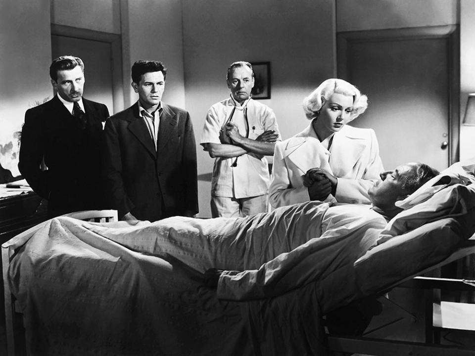 Leon Ames, John Garfield, Lana Turner and Cecil Kellaway in 1946’s The Postman Always Rings Twice. - Credit: Courtesy Everett Collection
