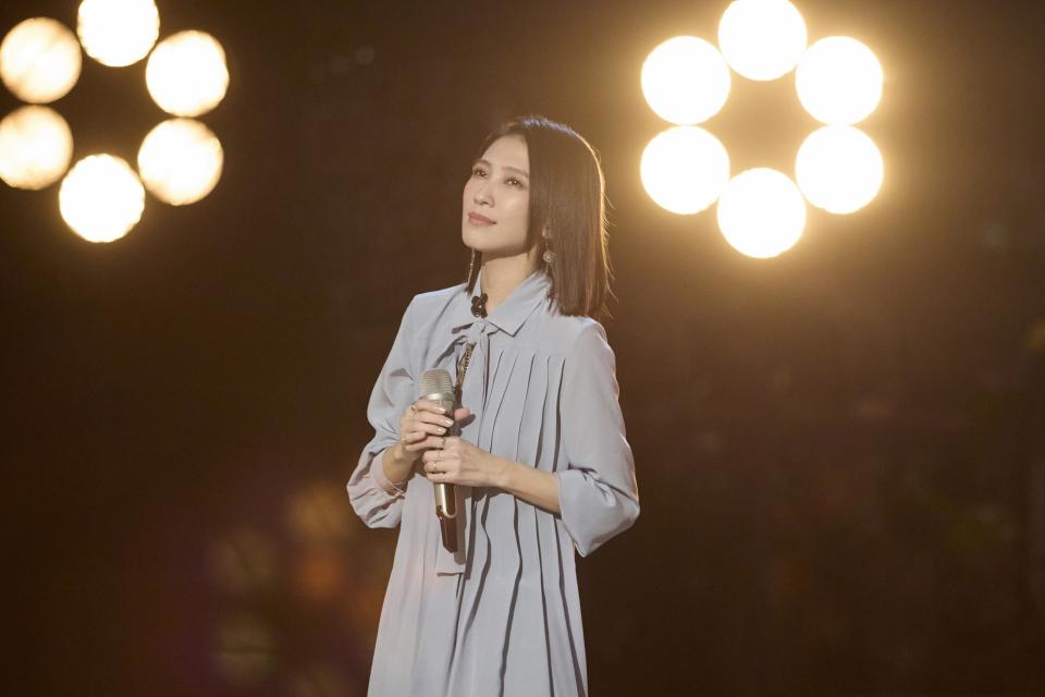 戴佩妮近期錄製湖南衛視《時光音樂會-老友記》。（仁仁娛樂提供）