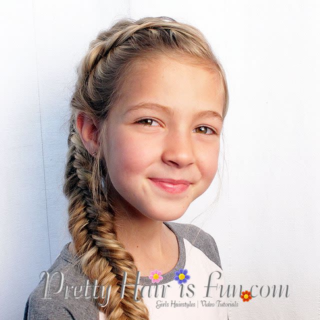 Side Dutch Fishtail Braid