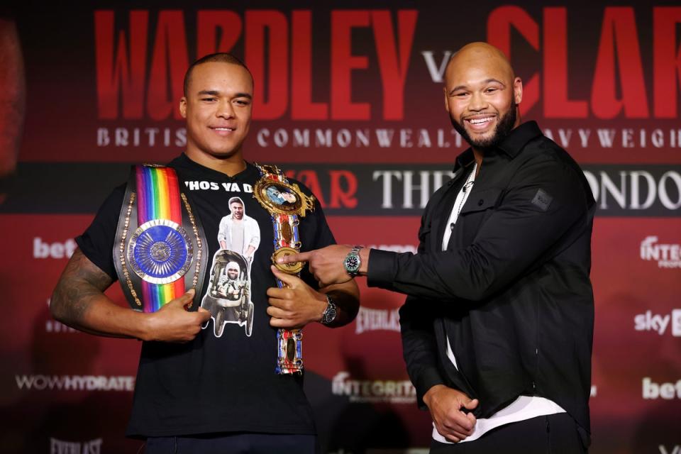 Fabio Wardley puts his British and Commonwealth heavyweight titles on the line against Frazer Clarke (Getty Images)