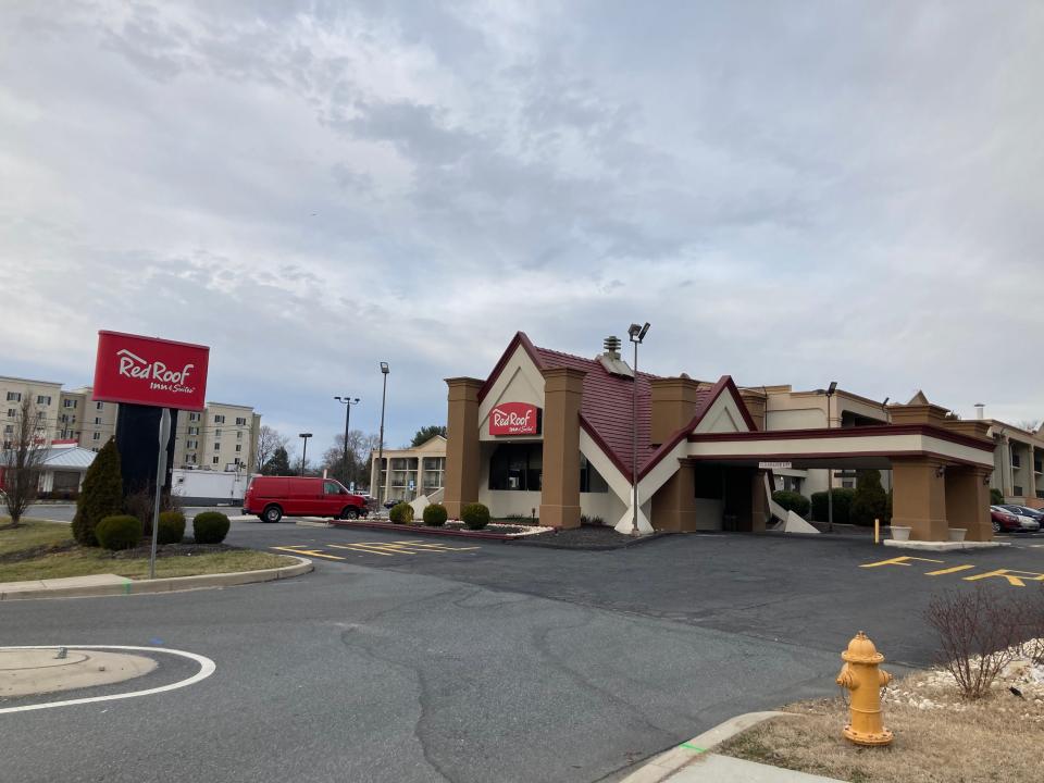 The Red Roof Inn on Route 896 in Newark on March 1, 2022. Wilmington-based SSN Hotels wants to demolish the hotel and build a Home2 Suites by Hilton in its place.