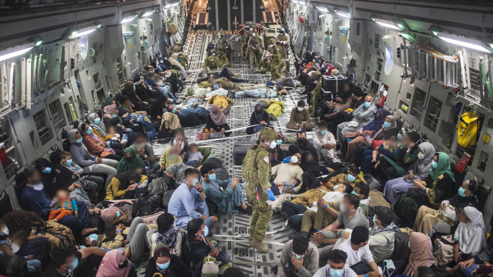 Australian citizens and Afghan evacuees