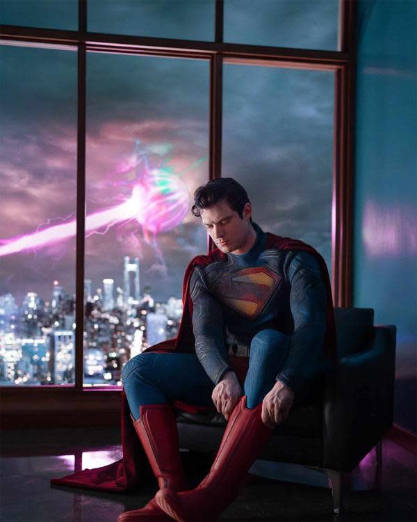 David Corenswet como Superman (Foto: X)