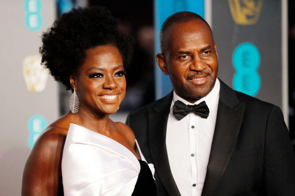 TOLGA AKMEN/AFP via Getty Viola Davis and Julius Tennon