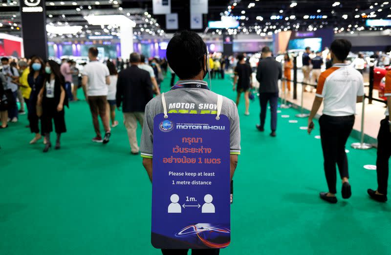 The delayed Bangkok International Motor Show opens to the public amid outbreak of coronavirus disease