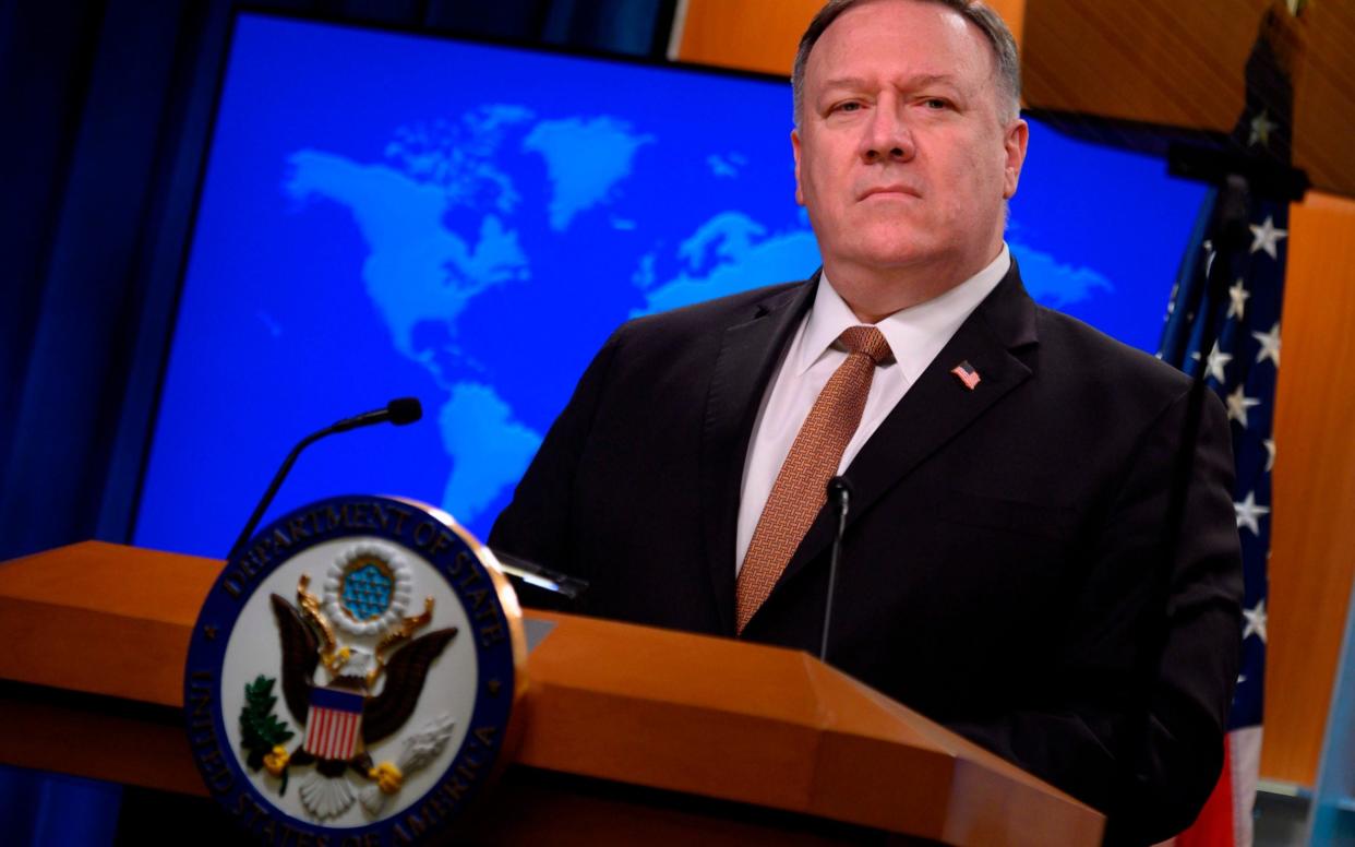 US Secretary of State Mike Pompeo has re-designated Cuba a state sponsor of terror - ANDREW CABALLERO-REYNOLDS /AFP