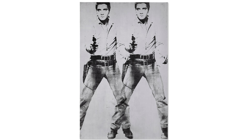 Andy Warhol’s Double Elvis [Ferus Type], 1963, sold for $53 million.