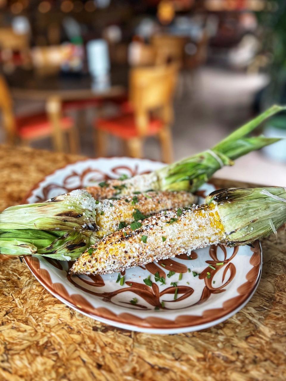 Mexican street corn at Gran Castor in Troy.