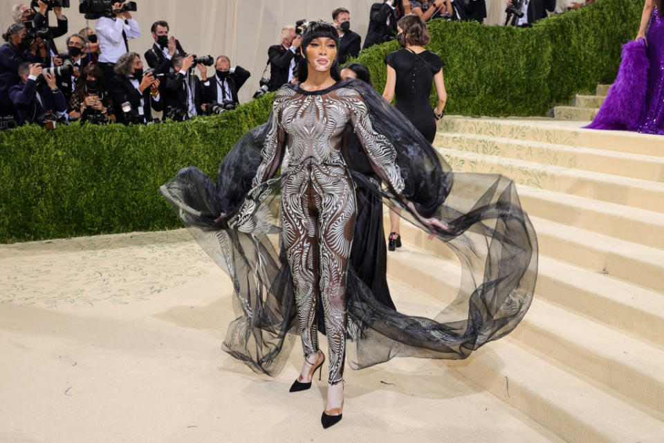 Winnie Harlow at the 2021 Met Gala