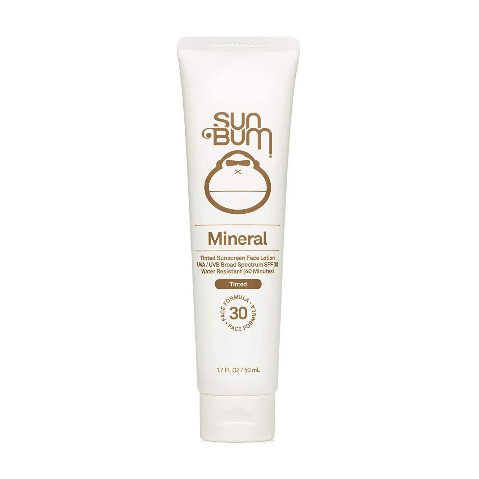 9) Mineral SPF 30 Tinted Sunscreen Face Lotion