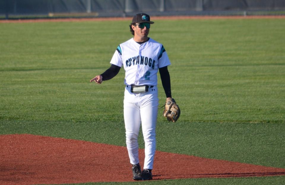 Hilliard Bradley graduate Mason Koons is one of 10 central Ohio players who hope to help the Tri-C baseball team win its first national title.
