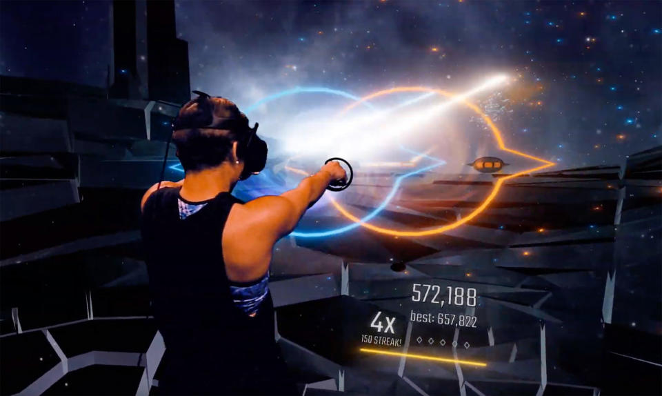 Beat Saber has become something of a hit in the rhythm game scene thanks toits clever VR mechanics, and the veterans at Harmonix clearly want to offertheir own response