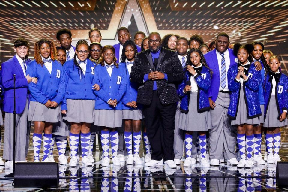 The Detroit Youth Choir onstage at 'America's Got Talent: All-Stars'