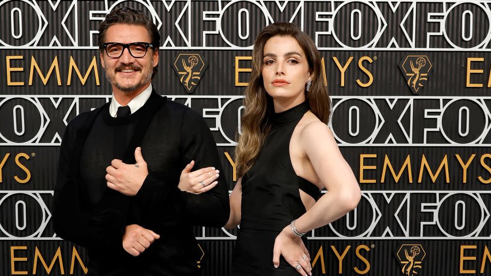 Pedro Pascal and his sister, Chilean actor Lux Pascal, both looked elegant in all-black. - Frazer Harrison/Getty Images