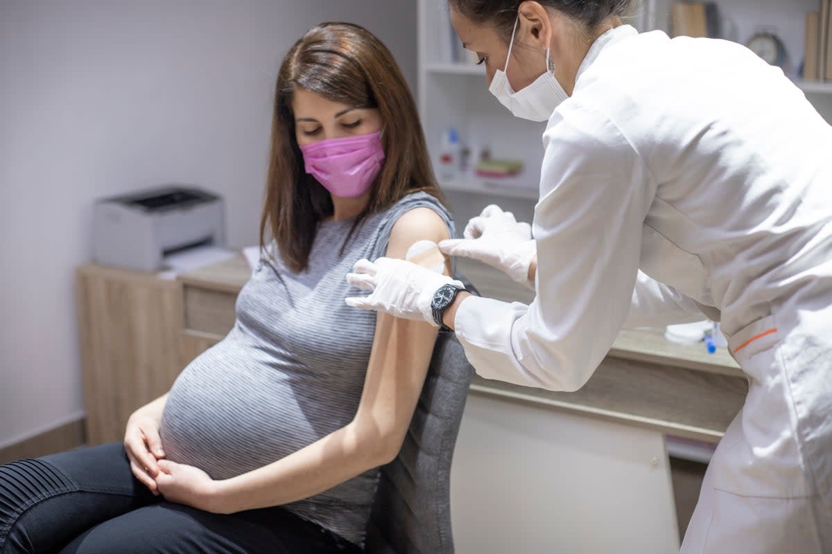 NHS guidance states that getting vaccinated against Covid-19 reduces the risk of having a stillbirth (Getty Images)