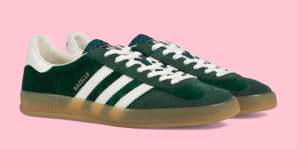 Adidas Gazelle gets Gucci makeover (Gucci)