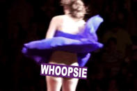 <b>TAYLOR SWIFT</b> Poor ol’ Taylor Swift. The country sweetie encountered a Marilyn Monroe moment during a concert last year when the bottom of her dress flew up; exposing the knickers she was wearing underneath to thousands of screaming fans. The true professional that she is, Taylor giggled and continued her performance. What a sport.