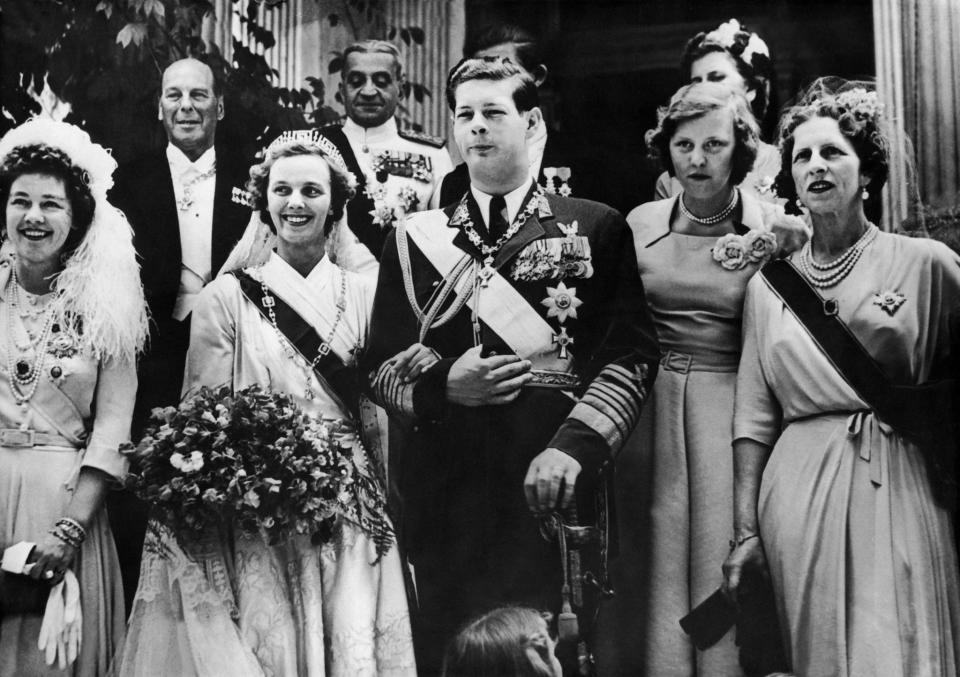 1948: King Michael of Romania and Princess Anne of Bourbon-Parma