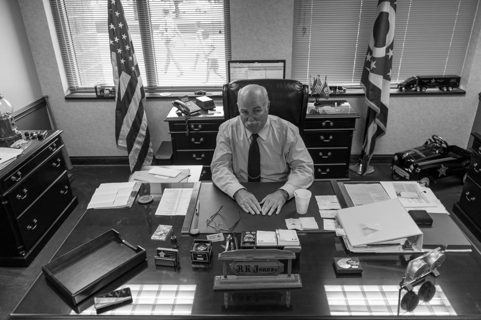 <p>Butler County Sherriff Richard K. Jones won’t allow his deputies to administer Narcan to people who have overdosed on drugs.<br> (Photograph by Mary F. Calvert for Yahoo News) </p>
