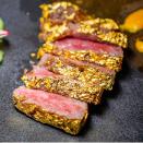 <p>Kobe beef is the Rolls-Royce of steaks, and when you wrap Kobe steak in 24-karat gold leaf you’re basically enjoying the epitome of luxurious foods. You can try the steak of King Midas’s dreams at <a href="https://www.tripadvisor.com/ShowUserReviews-g60763-d6844693-r225660245-212_Steakhouse-New_York_City_New_York.html" rel="nofollow noopener" target="_blank" data-ylk="slk:212 Steakhouse;elm:context_link;itc:0;sec:content-canvas" class="link ">212 Steakhouse</a> in Manhattan which sells a 6-ounce gilded steak for a casual $400.</p>