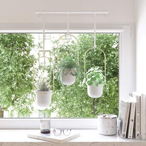 28) Umbra Triflora Hanging Planters