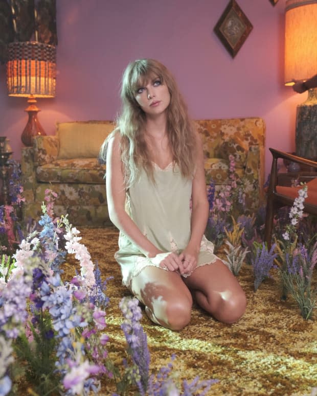 Taylor Swift in "Lavender Haze"<p>Taylor Swift</p>