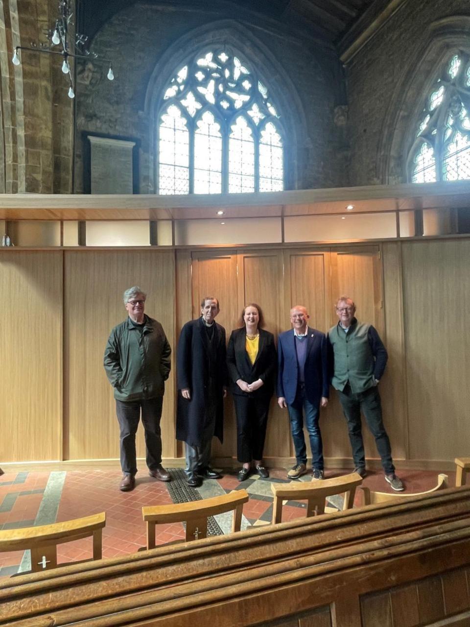 Oxford Mail: Victoria Prentis at St Mary's Church in Bloxham