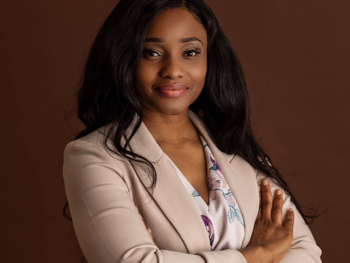 Joy Chukwu-Osazuwa is one of CBC's Black Changemakers for Atlantic Canada in 2023. The PhD candidate and mother of three has a passion for education and helping international students get in to universities in Canada, the United States and elsewhere. (Submitted by Joy Chukwu-Osazuwa - image credit)
