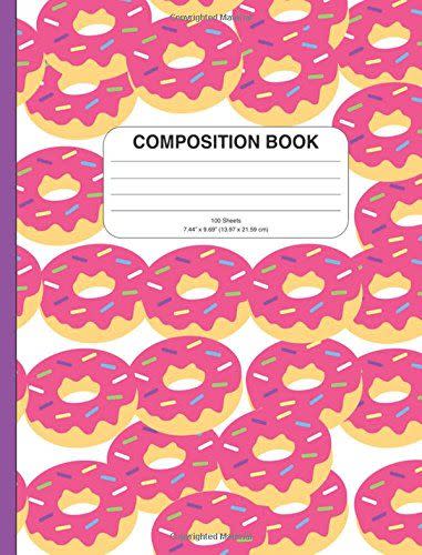 Adorable Donuts Composition Notebook