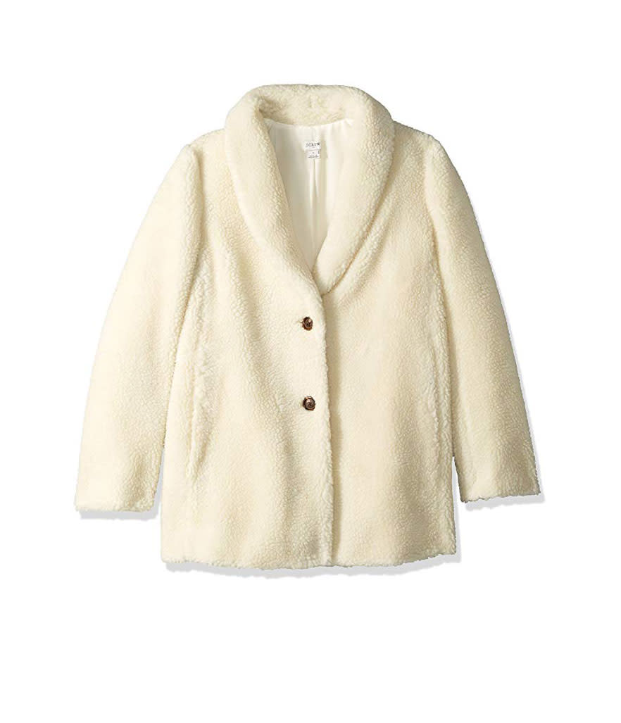 J.Crew Mercantile Women’s Teddy Coat (Photo: Amazon)