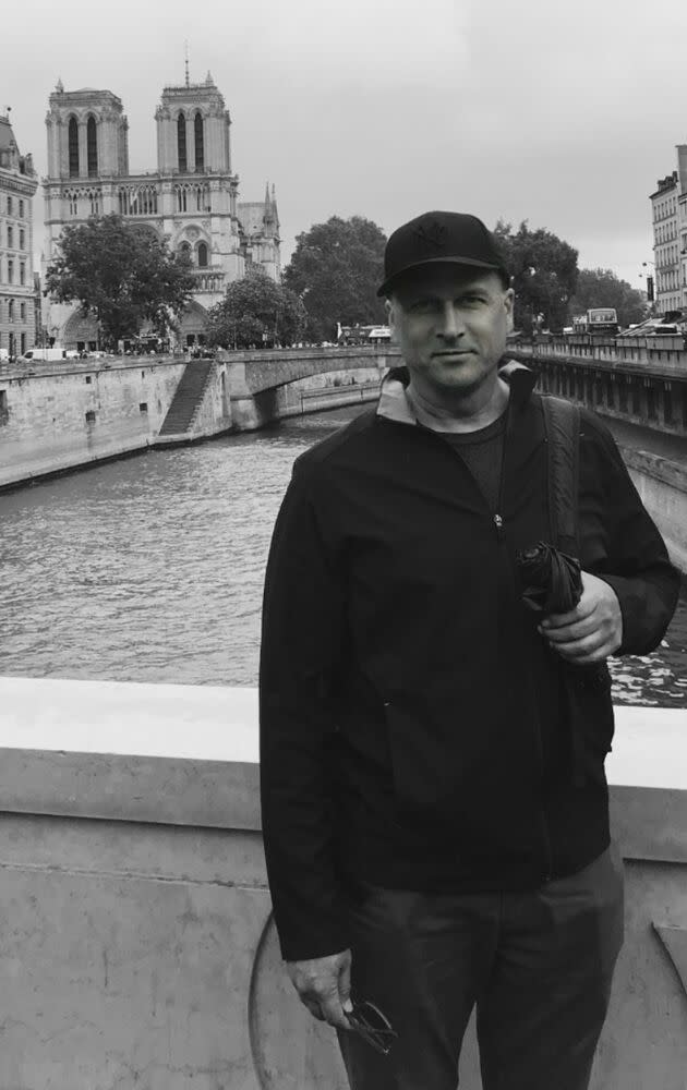 Simon Barney, during a 2018 trip to Paris | Courtesy of Simon Barney