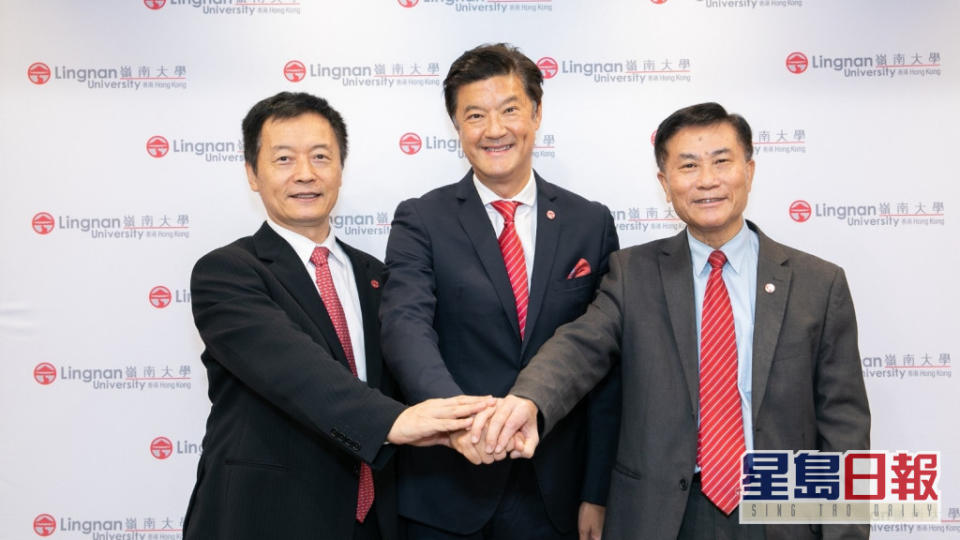 嶺南大學委任國際知名數據科學專家秦泗釗(左)為下任校長。