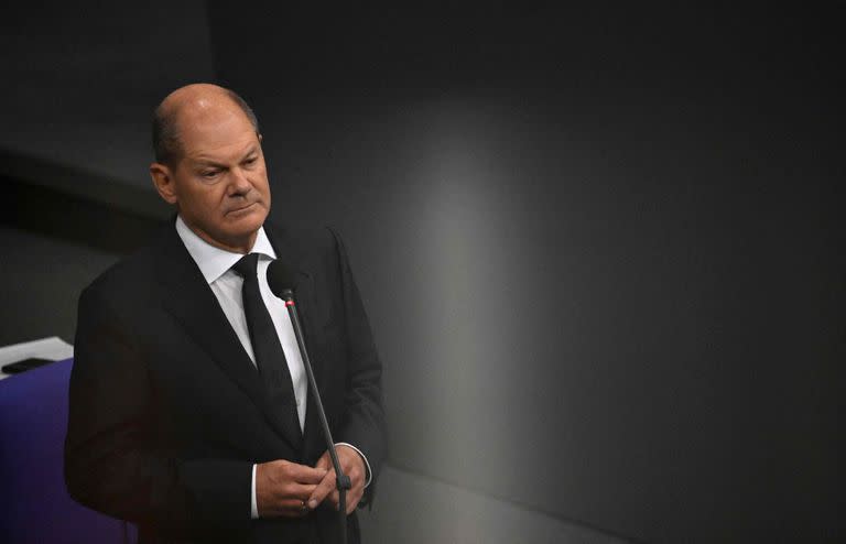 El canciller alemán, Olaf Scholz