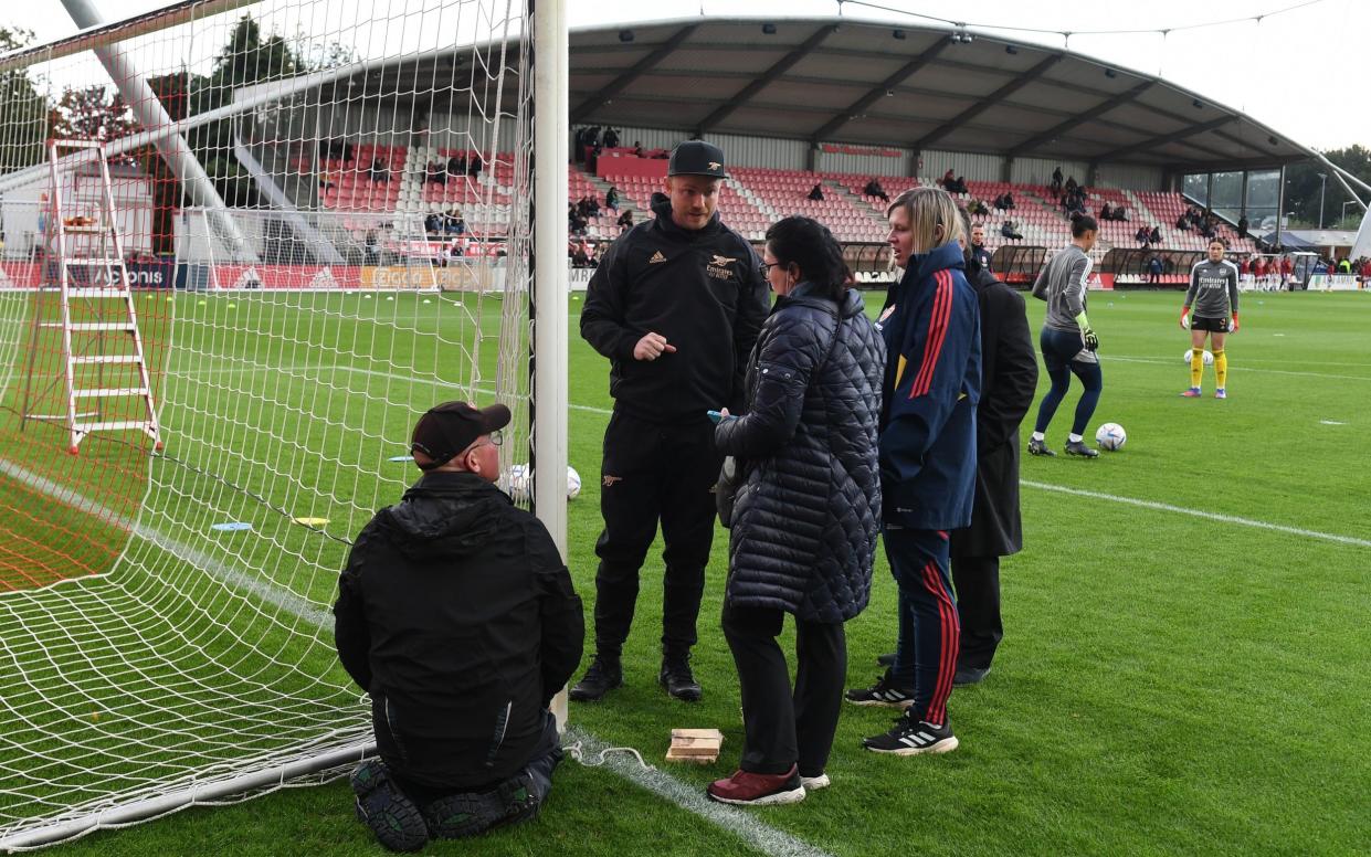 Arsenal vs Ajax goalposts had to be changed before kick-off as they were 10cm too small - GETTY IMAGES