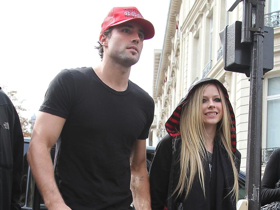 Avril Lavigne and boyfriend Brody Jenner are sighted at the 'L'Avenue' restaurant on September 16, 2011 in Paris, France
