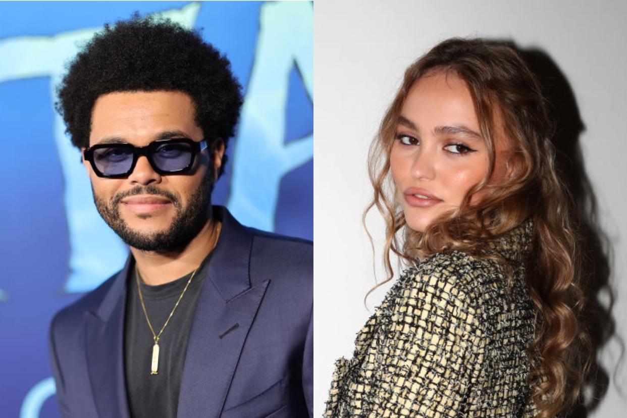 the weeknd, lily-rose depp