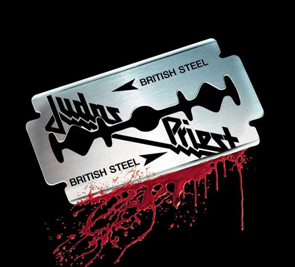 judas priest razor blade necklace