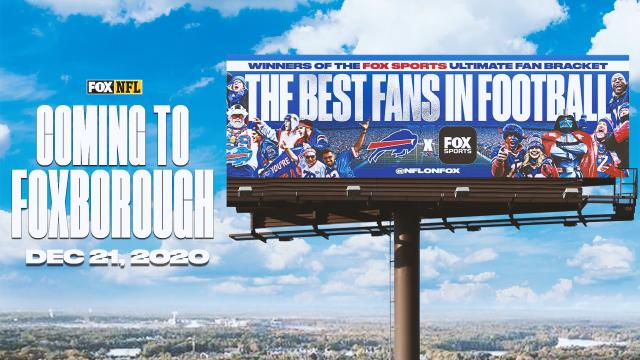 LOOK: Check out Fox Sports Bills billboard going up in Foxborough soon