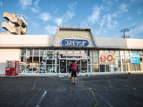 Namie, once home to 18,000 people, is now empty - Credit: GETTY