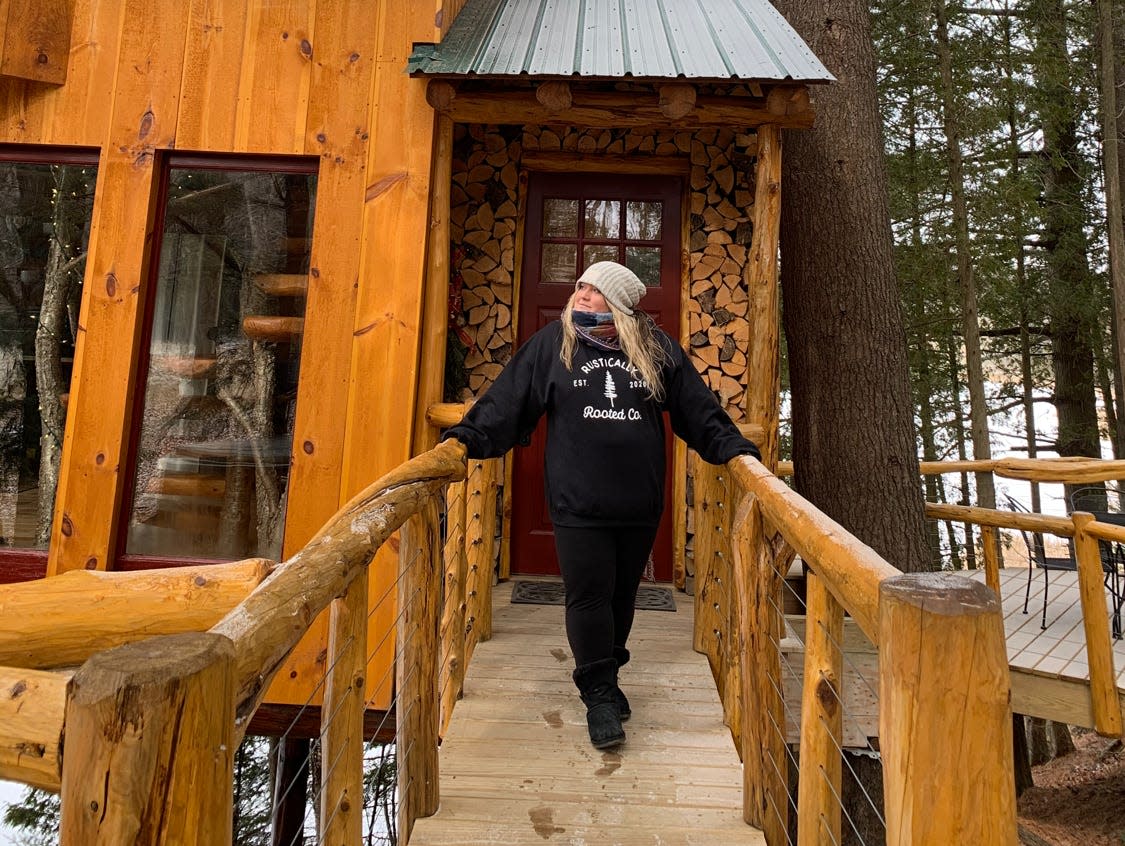 Vermont Tree Cabin on Walker Pond in Coventry, Vermont Jessica Kelly