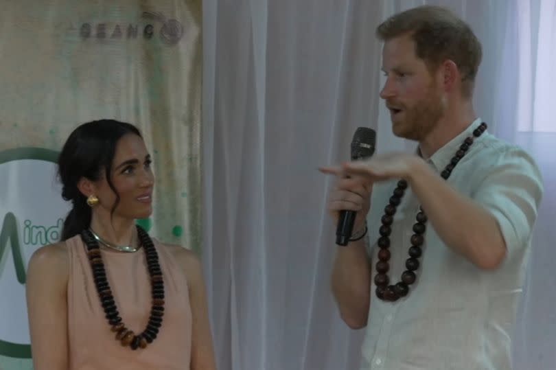 Prince Harry delivers heartfelt speech with Meghan