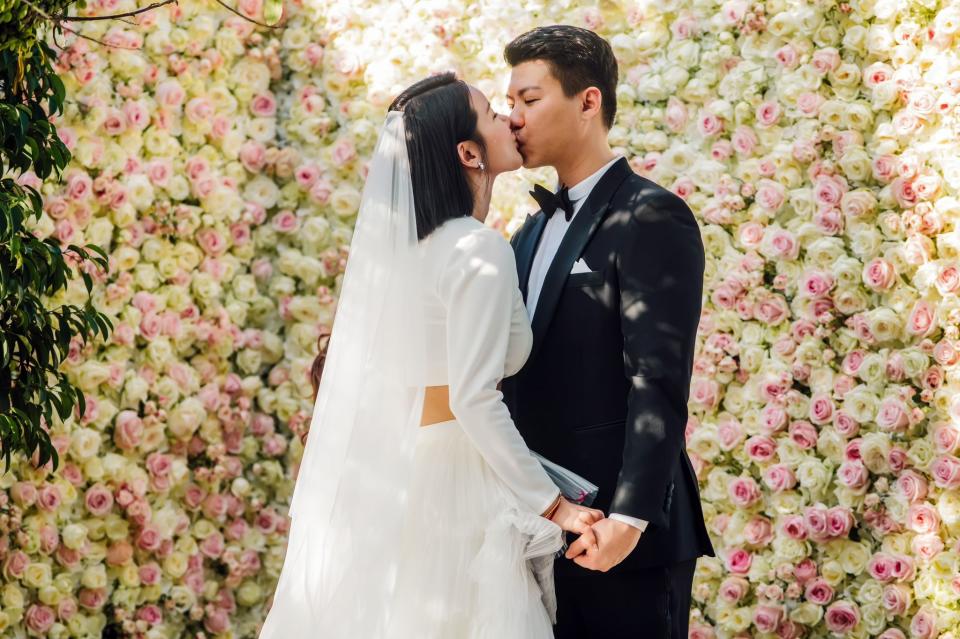 Singaporean socialite Kim Lim held her wedding solemnisation on 22 Feb 2022. (Photo: Kim Lim)