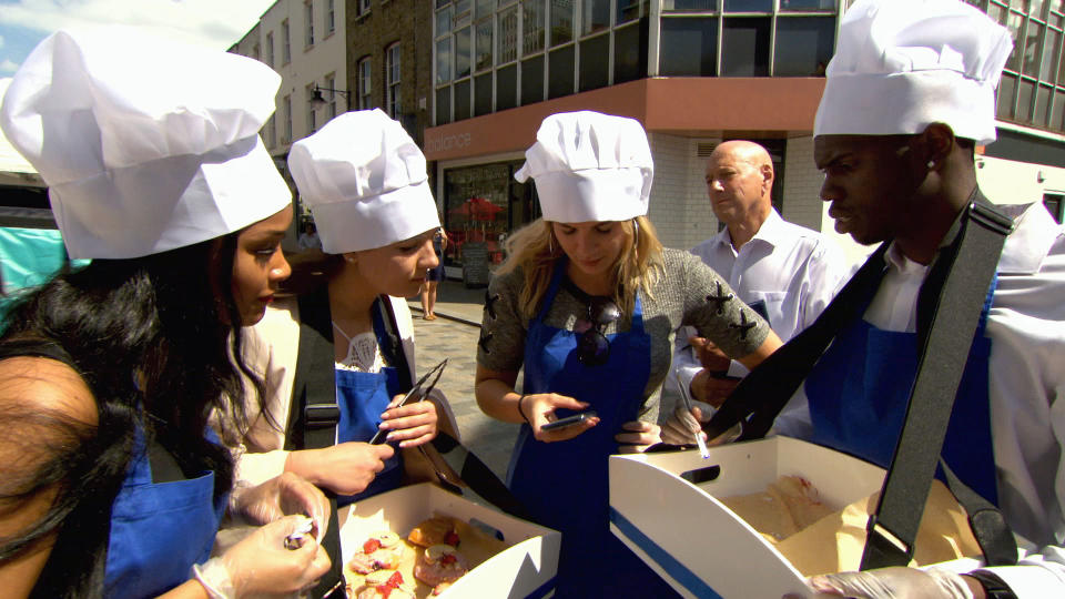 Most of The Apprentice tasks seem irrelevant to real business skills, but selling donuts that look like they’ve been sat on is pretty challenging TBH