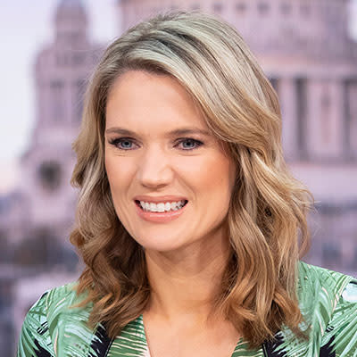 Charlotte Hawkins' palm-print dress is royally approved – AND it's a high street steal