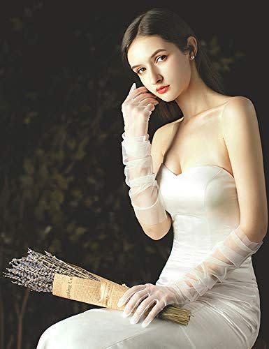 YCShun Tulle Bridal Gloves