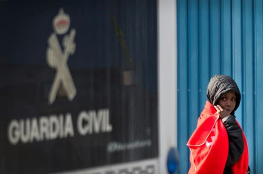 A child who recently arrived in Spain on a migrant rescue ship that was turned away from several European nations