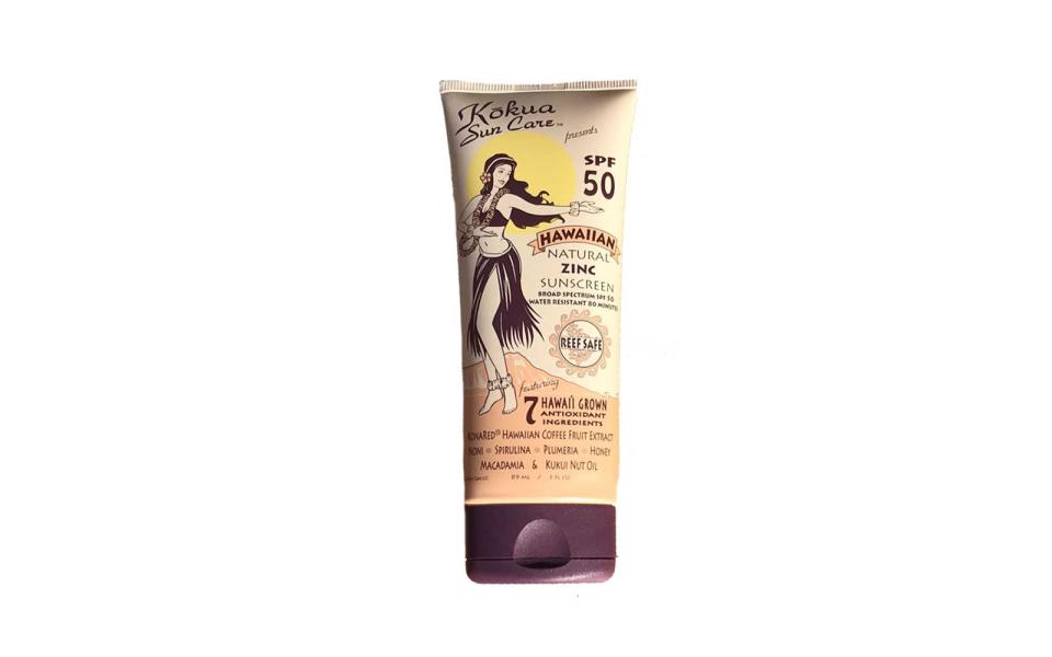 Kokua Sun Care Hawaiian SPF 50 Natural Zinc Sunscreen